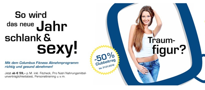 Schlank und sexy