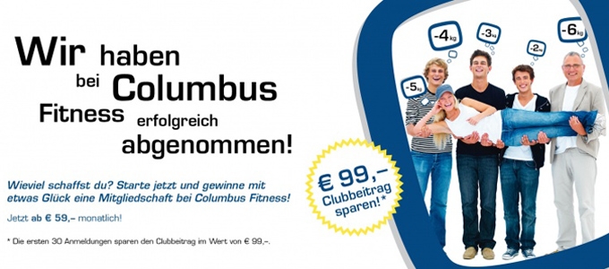Erfolgreich abnehmen mit Columbus Health & Fitness
